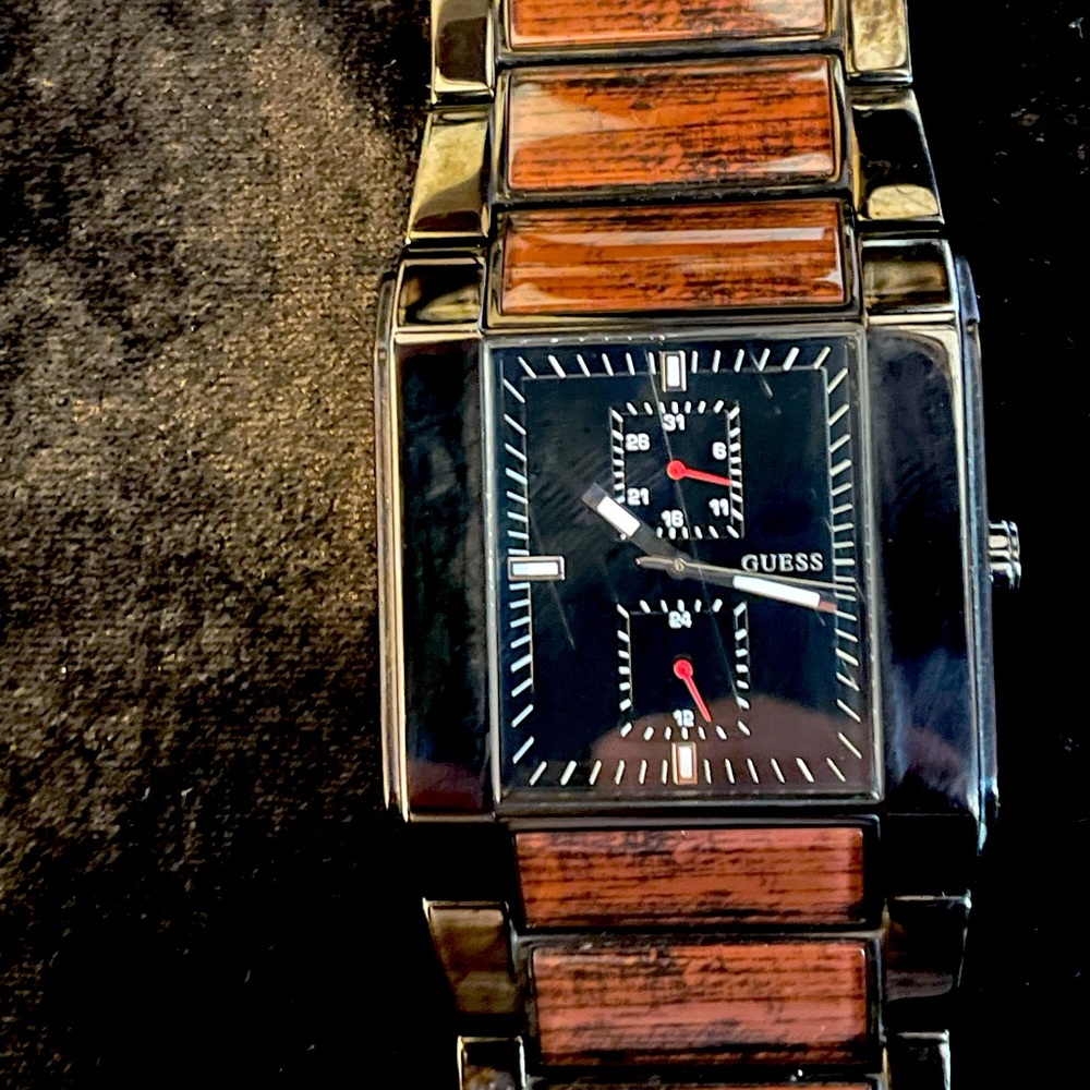 Guess Unisex Trend Black/Brown Steel Watch